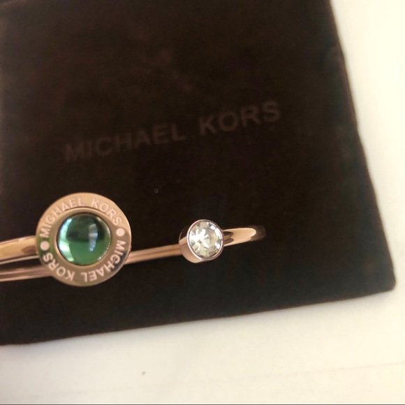 Last one! Michael Kors Rose Gold Flexible Cuff - Picture 2 of 4